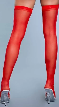 Be Wicked Best Behavior Thigh Highs 11 Be Wicked Best Behavior Thigh Highs -Lingerie Shop BW 1918 RD back 2020MAR21325