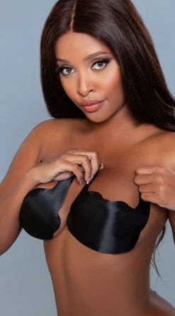Be Wicked Disposable Breast Lifting Petals -Lingerie Shop BW 2179 BLK F3 2022MARCH48678