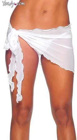 Sexy Mesh Mini Wrap -Lingerie Shop BZ 1060ME WH F MM2013