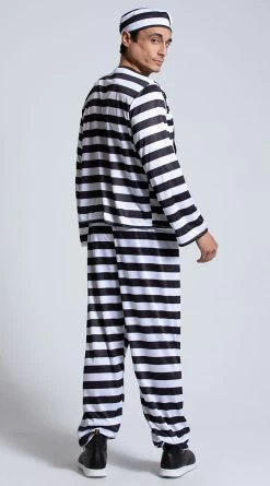 Men's Convict Costume 6 Men's Convict Costume -Lingerie Shop CC 00801 2 2018Halloween