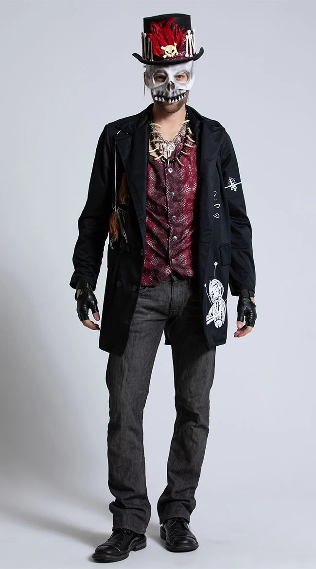 Men's Voodoo Dude Costume 1 Men's Voodoo Dude Costume