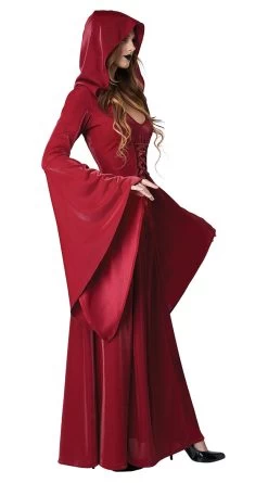 Sassy Sorceress Costume -Lingerie Shop CC 5021 149 CrimsonRobe 03 2021HALLOWEEN