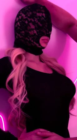 CalExotics Darkest Hour Lace Hood -Lingerie Shop CE SE 2712 06 3 1 2021VDAY accessories