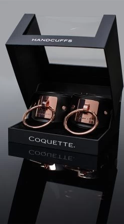 Coquette Rose Gold Desires Handcuffs -Lingerie Shop CO 22526 Cuffs D 2022DECEMBER53166