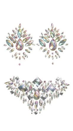 Coquette Iridescent Teardrop Body Gems