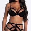 Dreamgirl Crossing Chain Bra Set