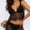 Dreamgirl Flirty Lace Pajama Short Set