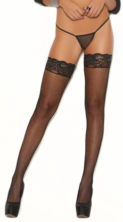 Fishnet Lace Thigh Highs