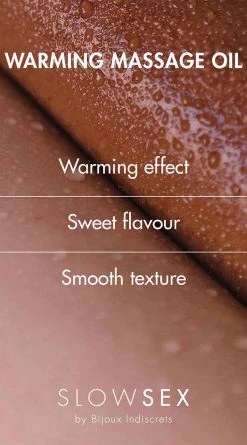 Slow Sex Warming Massage Oil -Lingerie Shop EN 13868 WARM MASSAGE 5 2020OCT25637