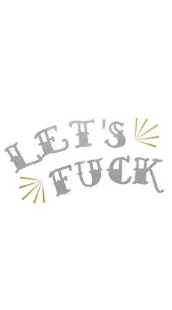 3 Pk Vajtats Let's Do It Temporary Tattoo