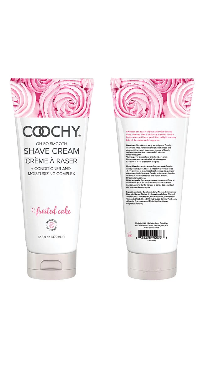 12.5 Oz Coochy Frosted Cake Shave Cream 2 12.5 Oz Coochy Frosted Cake Shave Cream - Image 2