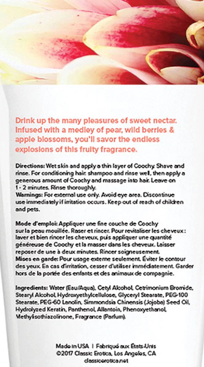 3.4 Oz Coochy Sweet Nectar Shave Cream - Image 2