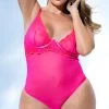 Plus Size Hot Pink Lover Teddy