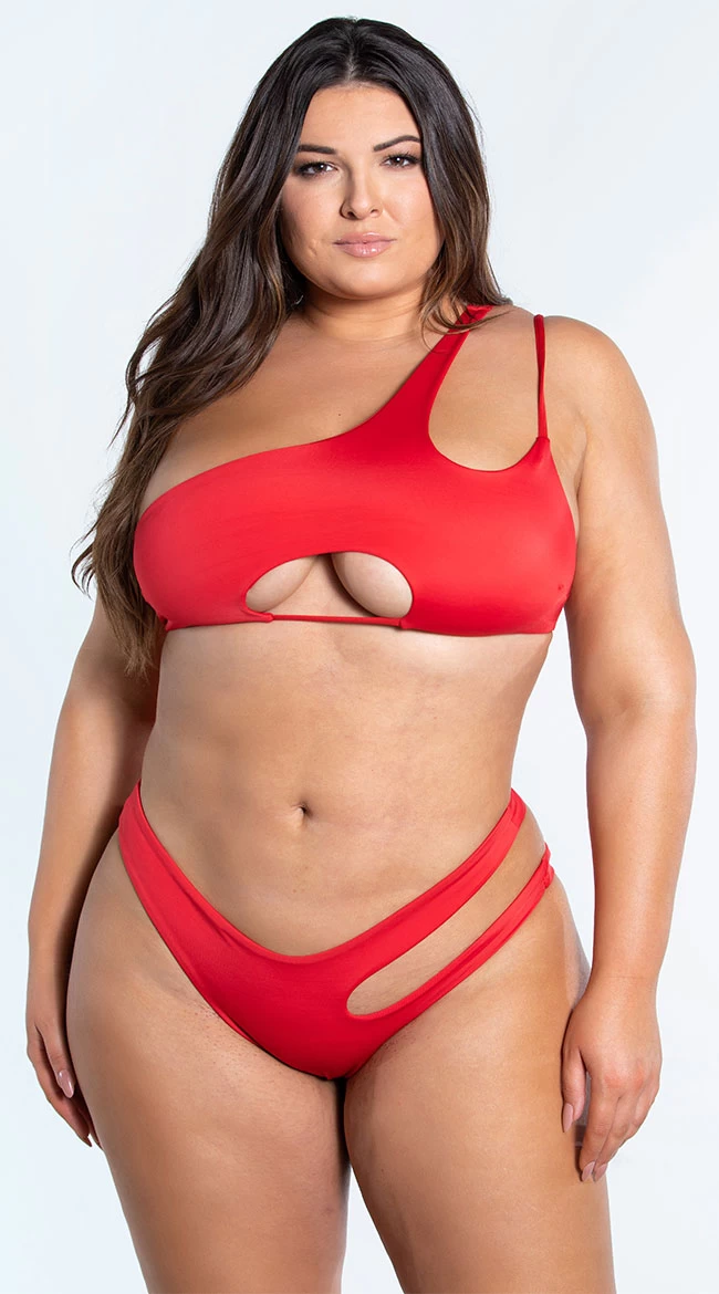 Yandy Plus Size Double Strapped Bikini Bottom 4 Yandy Plus Size Double Strapped Bikini Bottom - Image 4