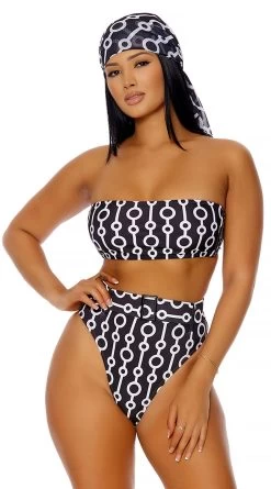 Forplay Barbados Patterned Bikini 7 Forplay Barbados Patterned Bikini -Lingerie Shop FP 442304 BLKB 6 2022MARCH47755