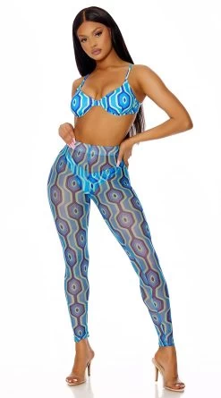 Forplay Got It Covered Aquatic Mesh Pool Leggings -Lingerie Shop FP 442323 ACI 4 2022MARCH47755