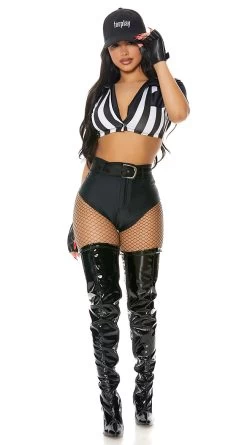 Forplay It's Your Call Costume -Lingerie Shop FP 551559 black alt4 lg 2021HALLOWEEN