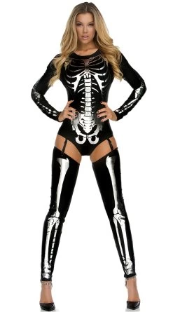 Forplay Snazzy Skeleton Costume -Lingerie Shop FP 554640 alt3 2017costumes yandy costumes