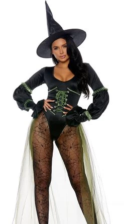 Forplay Westside Wicked Witch Costume -Lingerie Shop FP 559626 black alt1 lg 2019COSTUMES