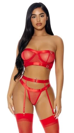 Forplay Good As Gold Lingerie Set 8 Forplay Good As Gold Lingerie Set -Lingerie Shop FP 772105 red alt1 lg 2022JULY49835