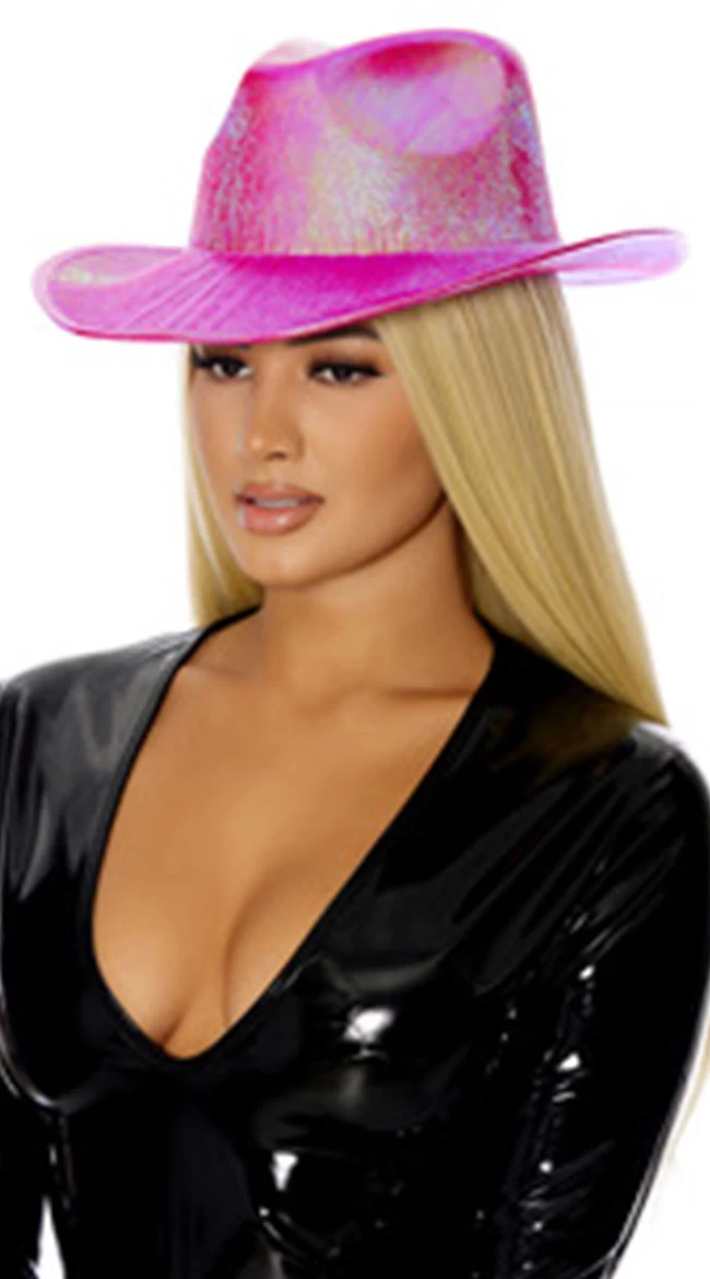 Forplay Metallic Cowboy Hat 2 Forplay Metallic Cowboy Hat - Image 2