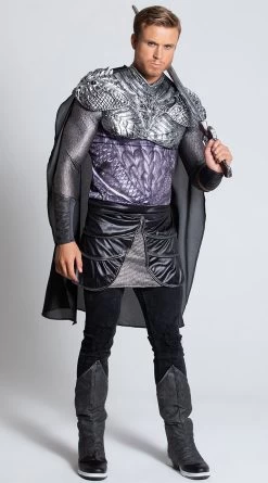 Men's Dark Medieval Knight Costume 7 Men's Dark Medieval Knight Costume -Lingerie Shop IC 11093 MEDIEVAL KNIGHT PS09032019 HALLOWEEN 8
