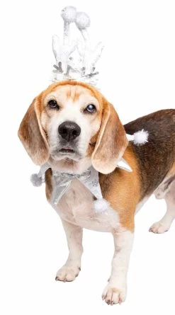 Silver Snowflake Dog Costume -Lingerie Shop KR 00303 SNOWFLAKE 3 2019COSTUMES