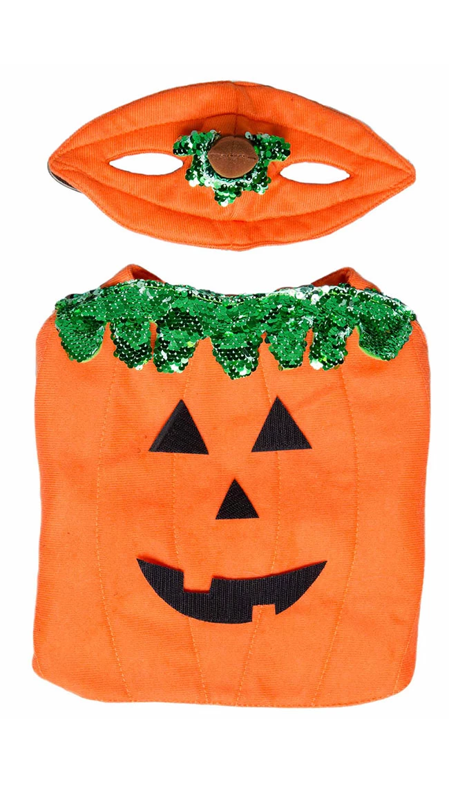 Pumpkin Pet Harness Costume 2 Pumpkin Pet Harness Costume - Image 2