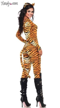LEG AVENUE Wild Tigress Costume -Lingerie Shop LA 83895 back C2012