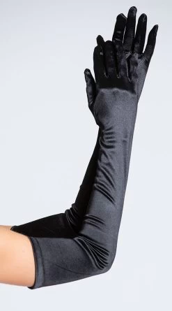 LEG AVENUE Extra Long Satin Gloves