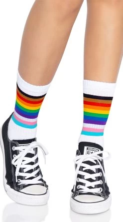 LEG AVENUE Pride Crew Socks