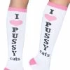 LEG AVENUE Pussycat Knee High Socks