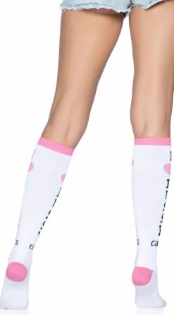 LEG AVENUE Pussycat Knee High Socks 7 LEG AVENUE Pussycat Knee High Socks -Lingerie Shop LA 5624 07 050 2022APR47820