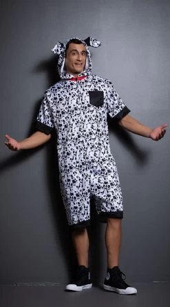LEG AVENUE Men's Dalmatian Dog Costume -Lingerie Shop LA 86743 2 EDS 2018Halloween