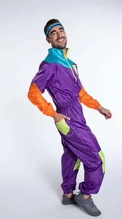LEG AVENUE Men's Awesome 80s Ski Suit Costume -Lingerie Shop LA 86845 WORKOUT 17 YANDY PS08182021
