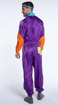 LEG AVENUE Men's Awesome 80s Ski Suit Costume -Lingerie Shop LA 86845 WORKOUT 6 YANDY PS08182021