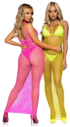 LEG AVENUE Net Ready Maxi Dress -Lingerie Shop LA 86963 01