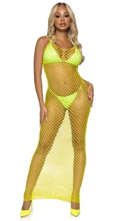 LEG AVENUE Net Ready Maxi Dress -Lingerie Shop LA 86963 01 106