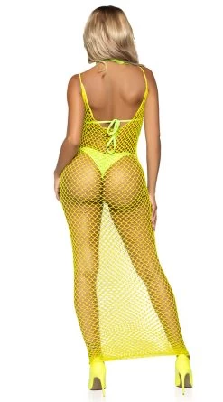 LEG AVENUE Net Ready Maxi Dress -Lingerie Shop LA 86963 02 106