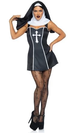 LEG AVENUE Naughty Nun Costume -Lingerie Shop LA 86984 06 007 2021HALLOWEN