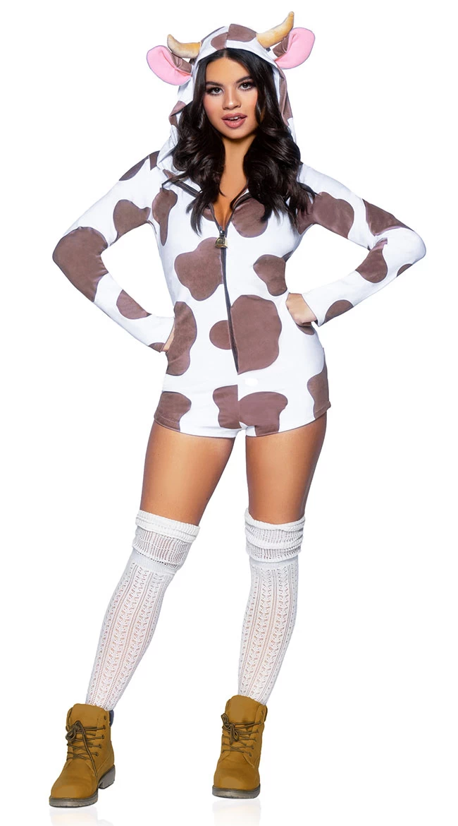 LEG AVENUE Causal Brown Cow Costume 1 LEG AVENUE Causal Brown Cow Costume