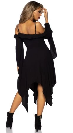 LEG AVENUE Flowing Gauze Peasant Dress -Lingerie Shop LA 87117 02 001 2022MAY48084