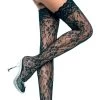 MUSIC LEGS Floral Lace Thigh High