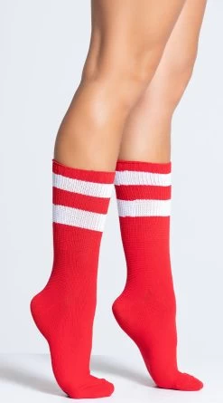 MUSIC LEGS Striped Ankle Socks