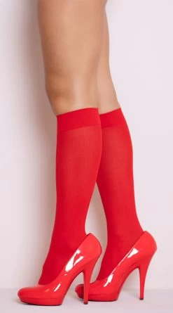 MUSIC LEGS Opaque Knee Highs -Lingerie Shop ML 5747 16 PS08072018