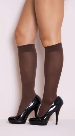 MUSIC LEGS Opaque Knee Highs -Lingerie Shop ML 5747 1 PS08072018