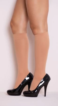 MUSIC LEGS Opaque Knee Highs -Lingerie Shop ML 5747 2 PS08072018
