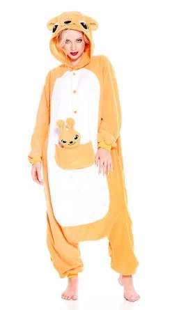 MUSIC LEGS Coy Kangaroo Onesie Costume