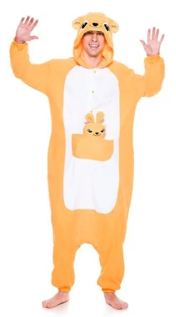 MUSIC LEGS Coy Kangaroo Onesie Costume -Lingerie Shop ML 70963K male front 2019Halloween