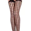 MUSIC LEGS Not The Hole Truth Suspender Pantyhose